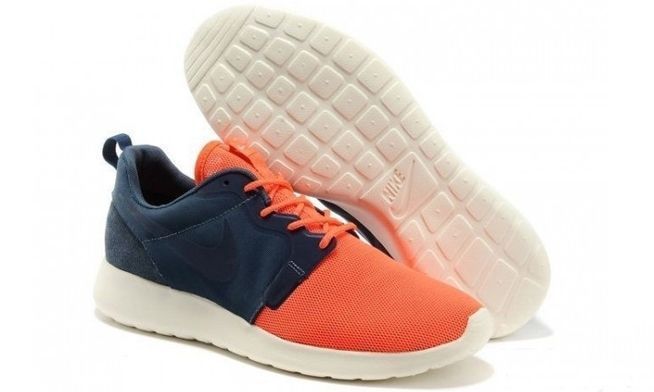  Nike Roshe Run Hyperfuse QS Blue/Orange