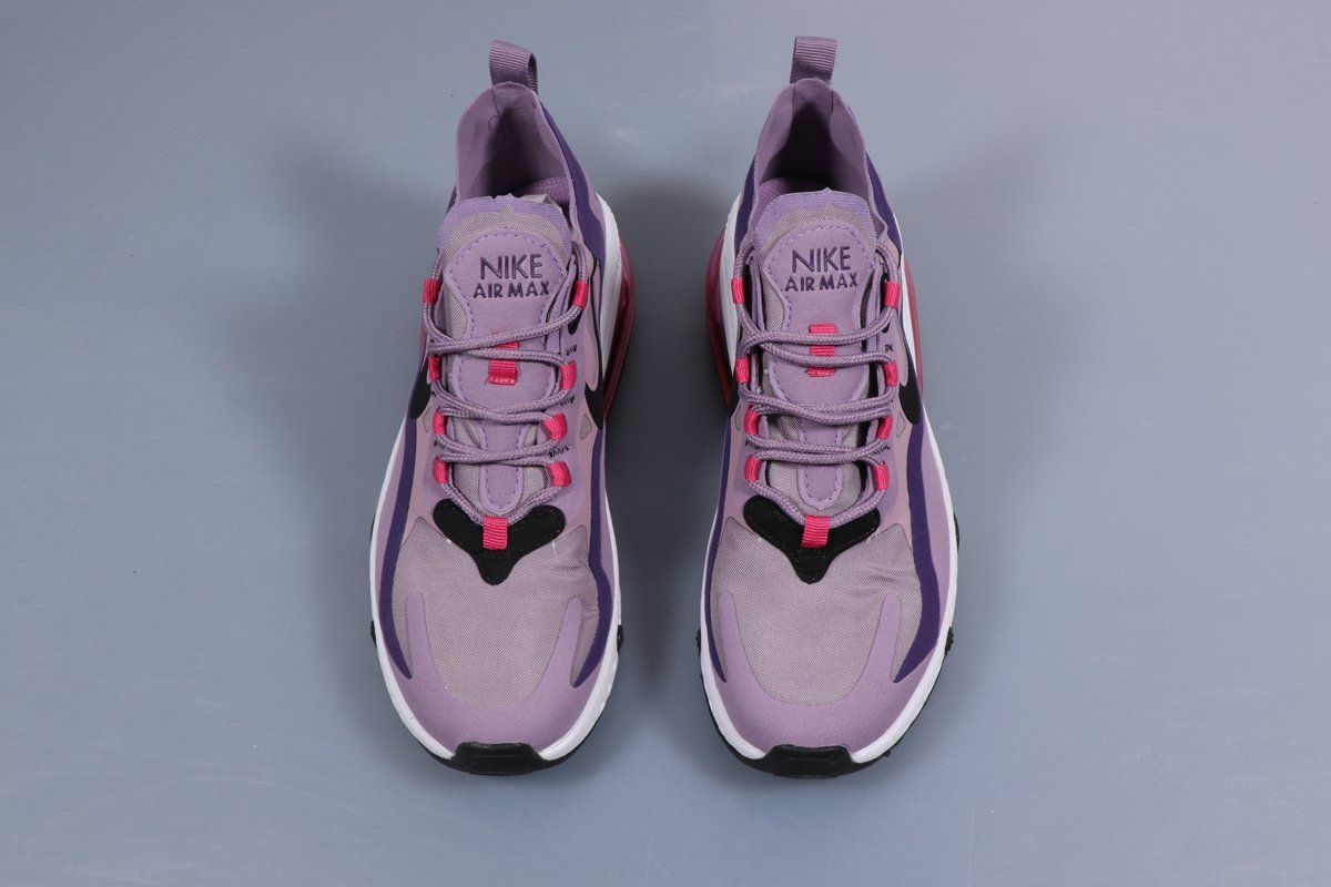 Nike Air Max 270, фиолетовый с черным, нейлон, женские